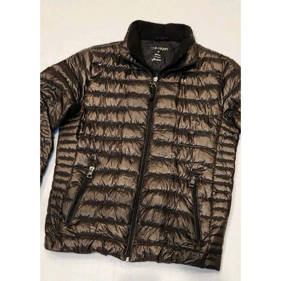 Calvin Klein 7° Warmth Factor Premium Down Jacket Women M Packable Coat - Picture 2 of 13